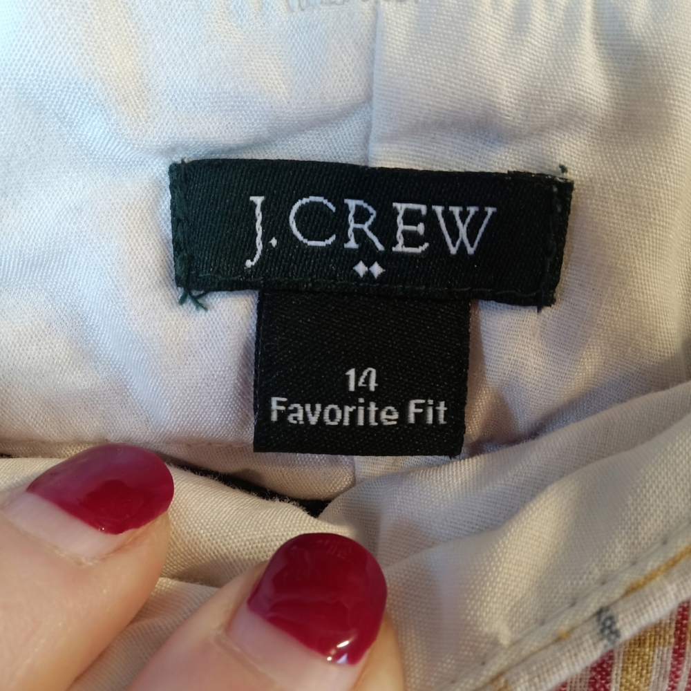 J. Crew Favorite Fit Plaid Mini Skirt Size 14 - Picture 3 of 3